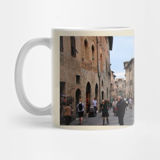 Streets of San Gimignano, Tuscany Mug